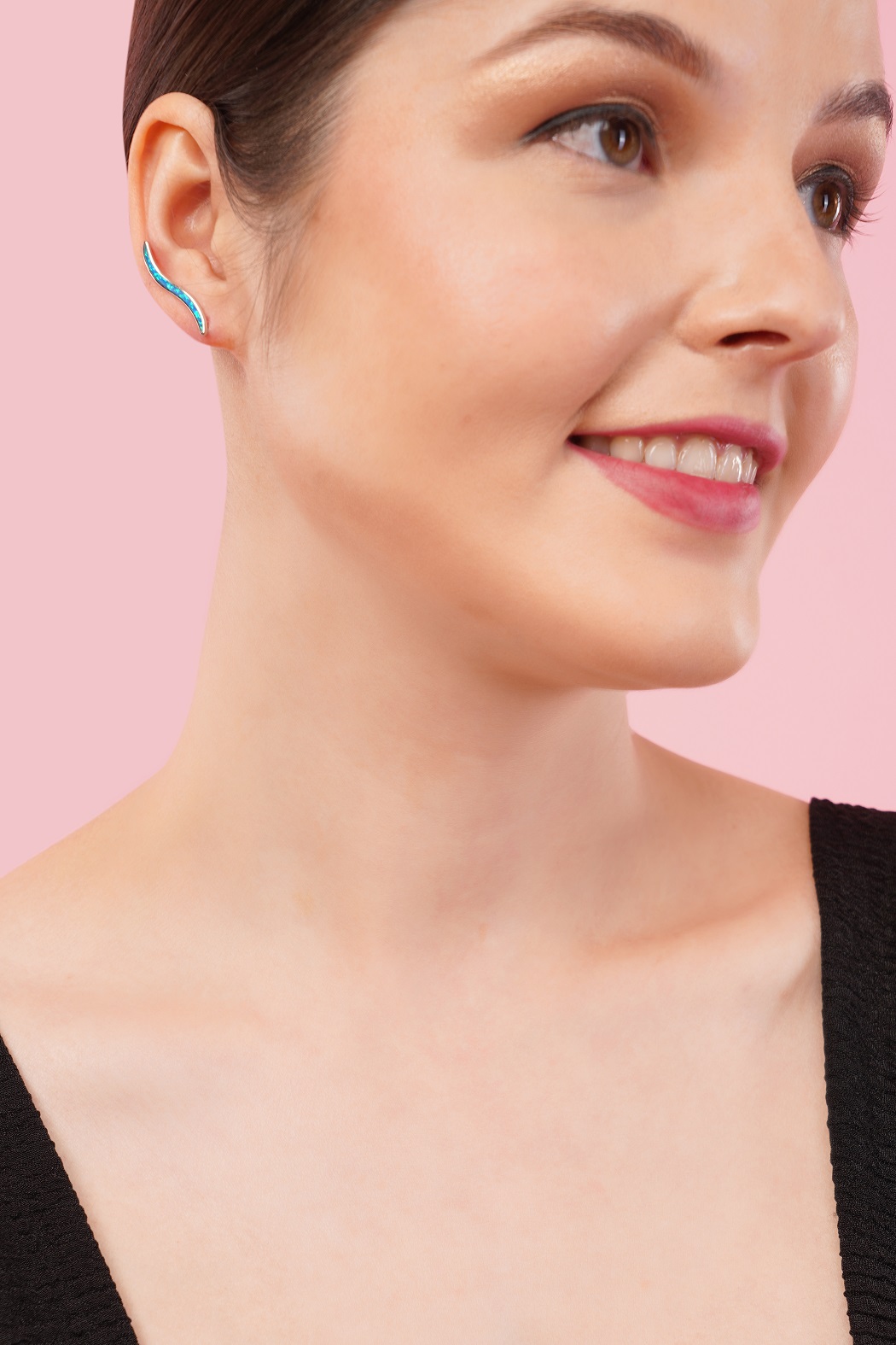 925 PURE SILVER EAR CLIMBERS